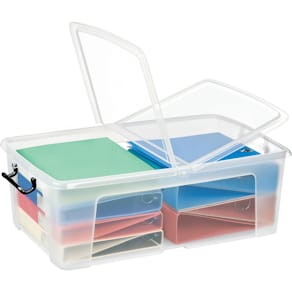Aufbewahrungsbox Strata Ablagebox HW675, transparent, 50 l