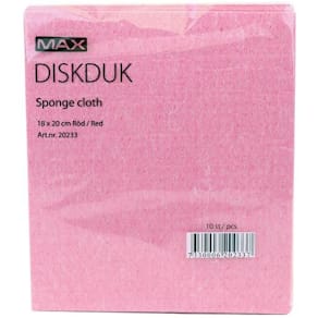 Diskduk MAX röd 10/fp