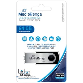 USB-Stick MediaRange, 2.0, 64 GB, High Speed