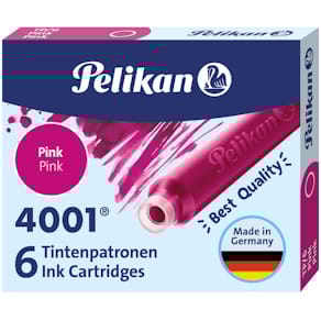 Tintenpatronen Pelikan 4001 TP/6, pink