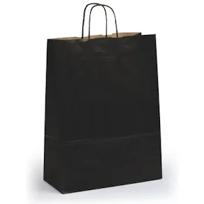 Bärkasse medium svart 150/fp