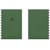 Schrift Adoc Business, A4, 144 bladzijden, geruit 5 mm, groen