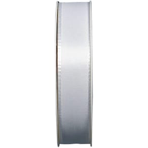 Taftband GOLDINA Basic, 25 mm x 50 m, weiß