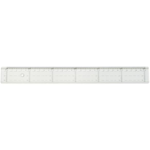 Linjal med tverrmåling 50cm
