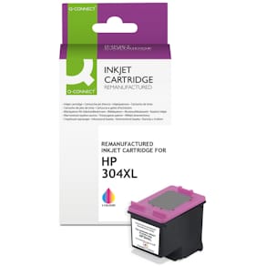 Tintenpatrone Q-CONNECT ersetzt HP 304XL, farbig