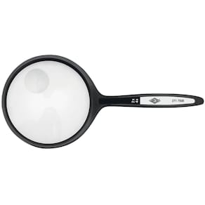 Rundlupe WEDO, Stiel, schwarz