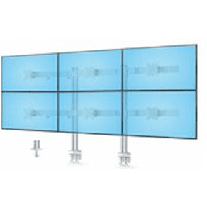 StarTech.com Six-Monitor Desk Mount w/ Crossbar, Up To 32"