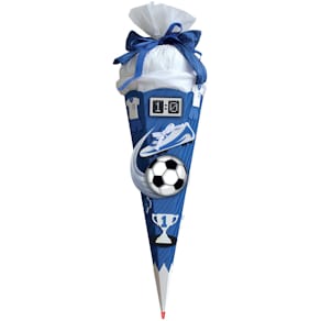 Schultüte Roth Bastelset Soccer, blau, 680 mm