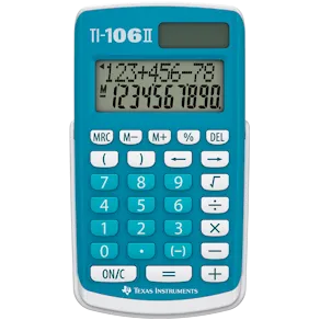 Texas TI-106 II Basic calculator