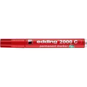 Merkepenn EDDING 2000 rund rød