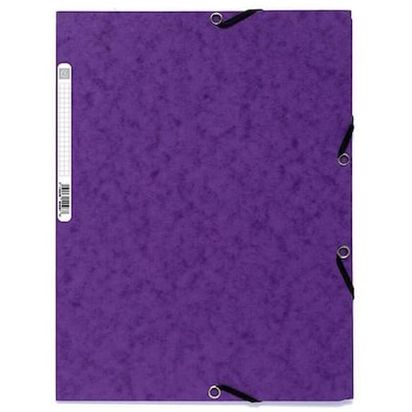 Strikkmappe EXACOMPTA A4 3 kl 400g lilla 25st