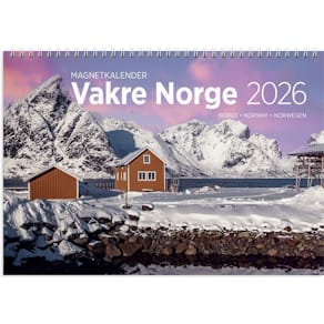 Magnetkalender GRIEG 2026 Vakre Norge