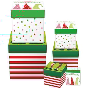 Weihnachts-Geschenkkartonsatz BRAUN + COMPANY Elfen und Wichtel