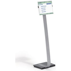 Gulvskilt DURABLE A4 aluminium