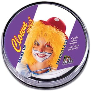 Clownschminke FRIES Clownweiss, 15 g