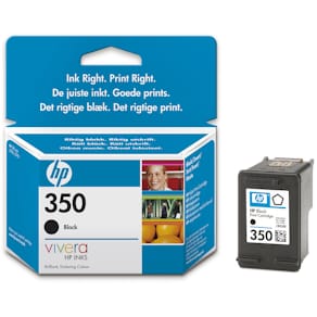 HP 350 - 4.5 ml - svart - original - bläckpatron - för Officejet