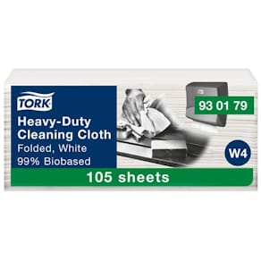 Rengöringsduk TORK W4 Kraftig Bio 105/fp