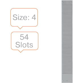 Planbordpaneel Nobo Index 4, 54 vakjes, ft 96 x 12,8 cm