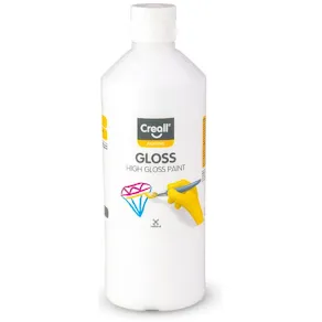 Glansfärg CREALL Gloss 500ml vit