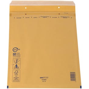 Luftpolstertasche AROFOL Gr.8/H, 290x370+50mm, 100 Stück, braun