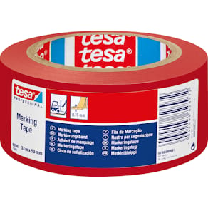 Markeringstejp TESA Prof. 50mmx33m röd