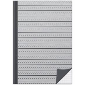 Notizbuch RNK Grey, A5, 96 Blatt, kariert