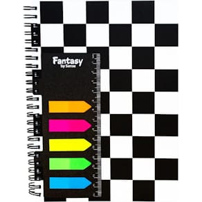 Spiralblock A5 Rutor med notisar