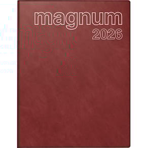 Buchkalender RIDO Magnum, weinrot