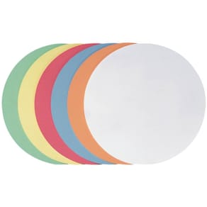 Moderationskarte FRANKEN Kreis groß, 250 Stück, sortiert