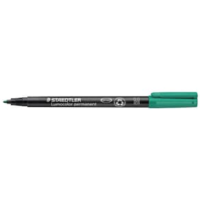 OH-Penna Staedtler Lumocolor Grön, medium, permanent, 10st