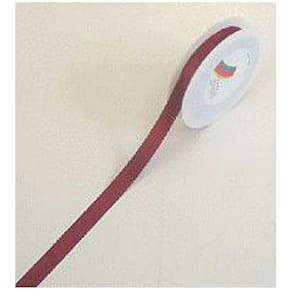 Satinband GOLDINA Doppelsatin, weinrot, 15 mm x 25 m