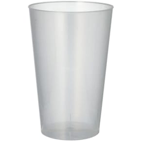 Plastglas återanvändbara 40cl 50/fp
