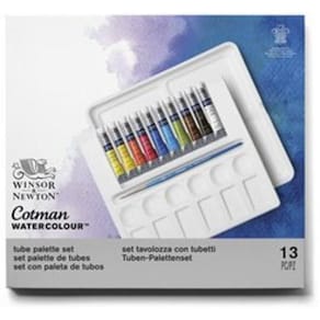 Akvarellfärglåda Cotman, 12 färger