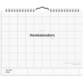 Burde Hemkalendern Clean 26/27