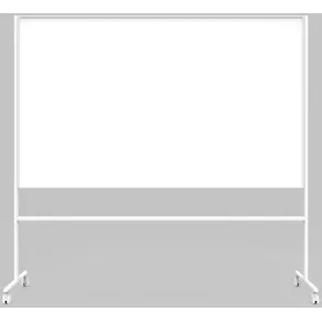 Whiteboard Lintex ONE Mobil, vit, dubbelsidig, 200x120cm