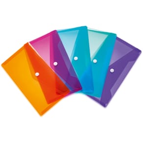 Brieftasche HERMA PP, DIN lang, transparent, 5 Stück