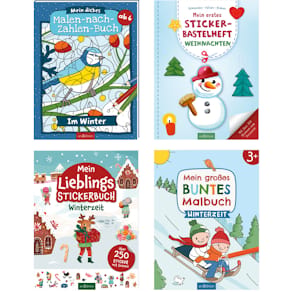 Beschäftigungsbuch-Set ARS EDITION Winterbeschäftigung, 7-tlg