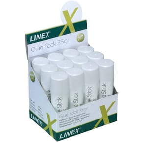 Limstift Linex 35 g, til papir og karton, 12 stk