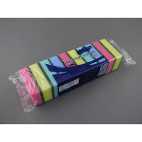 Skuresvamp assorterede farver, 60 x 90 x 30 mm