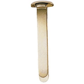 Musterklammern ALCO Gr. 4, 23 mm, rund, vermessingt, 100 Stück