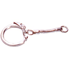 Sleutelhanger Bouhon, zakje van 10 stuks, zilver