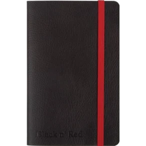 Anteckningsbok OXFORD Black n´Red A6, soft, linjerat