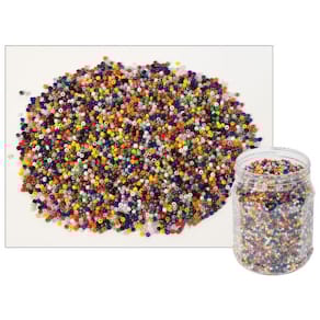 Glaspärlor, 500g