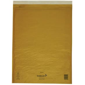 Bubbelpåse K/7 350x470mm brun 100/fp