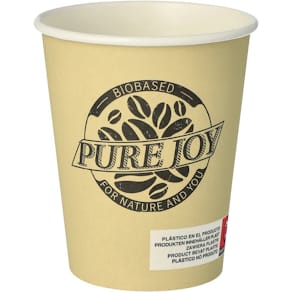 Trinkbecher PAPSTAR Pure Joy, Pappe, 0,2 l, creme