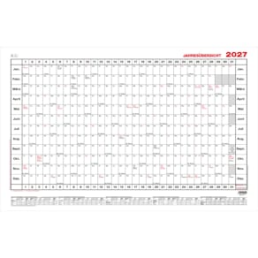 Wandkalender GÜSS, 140 x 84 cm, 1J 1S