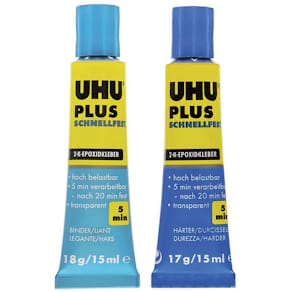 Epoxidharzkleber UHU Plus Schnellfest, 35 g