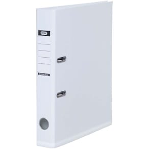 Brevordner Elba A4 50 mm hvid, 2 ringe, PP, 10 stk