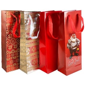 Flaskepose assorterte julemotiv