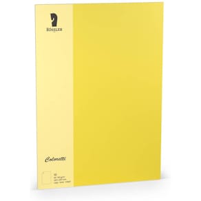 Briefbogen Rössler Coloretti, A4, 165 g/m², 10 St., goldgelb
